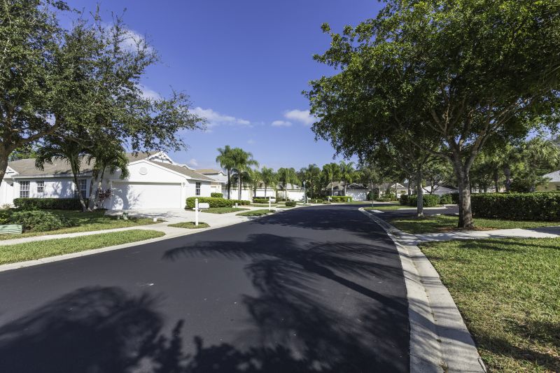 Asphalt Driveway with Edging